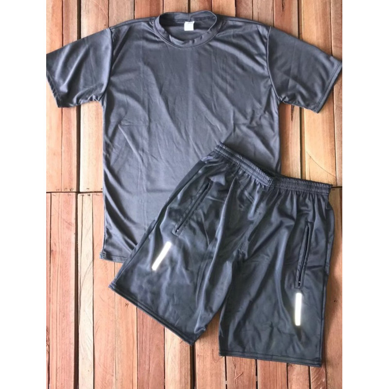 Bermuda Masculina Chimpa + Camiseta Leve e Confortável Esporte Futebol Academia Corrida