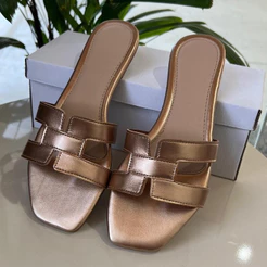 Sandália H Feminina casual rasteira verão