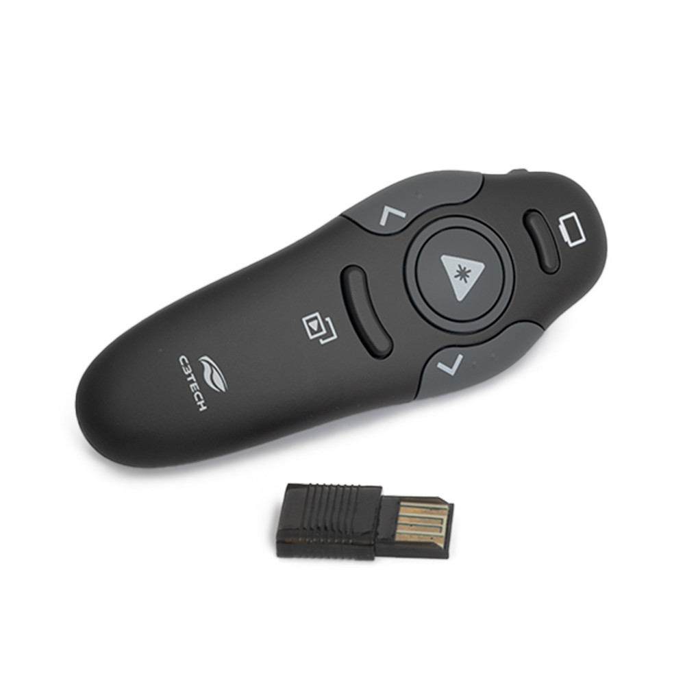Apresentador Sem fio Wireless Presenter AP400 Laser Point C3TECH