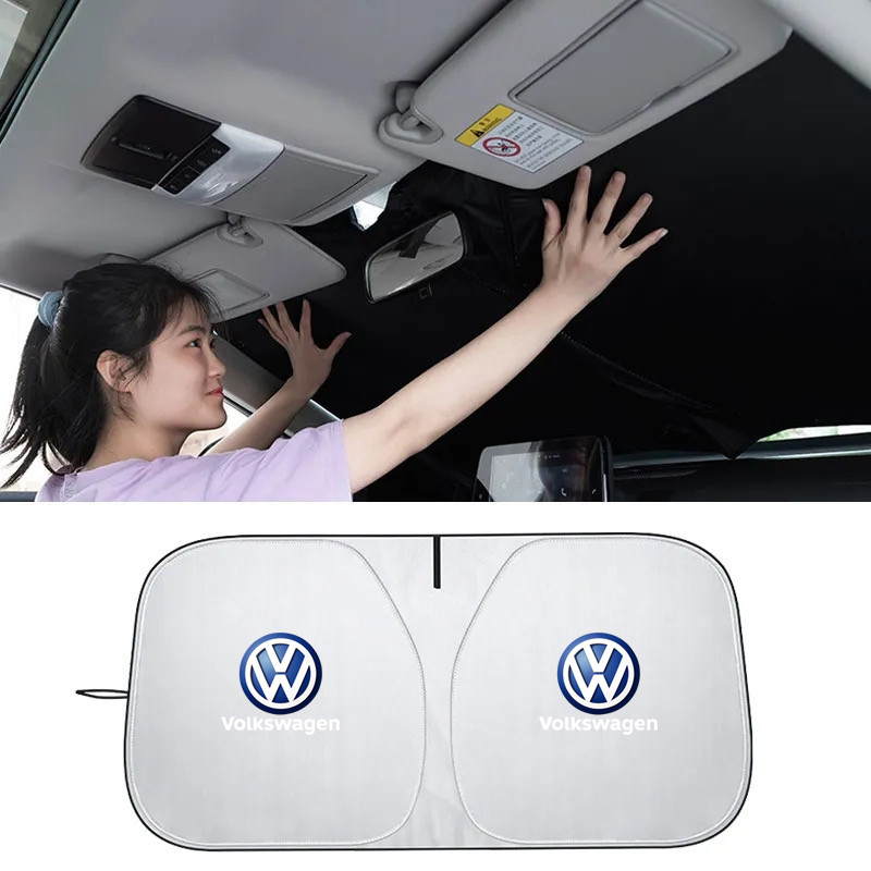 Volkswagen Sun Shade Pára-Brisas Sunshade Proteção UV Capa Para Carro CC Passat Tiguan Phaeton Bora Golf