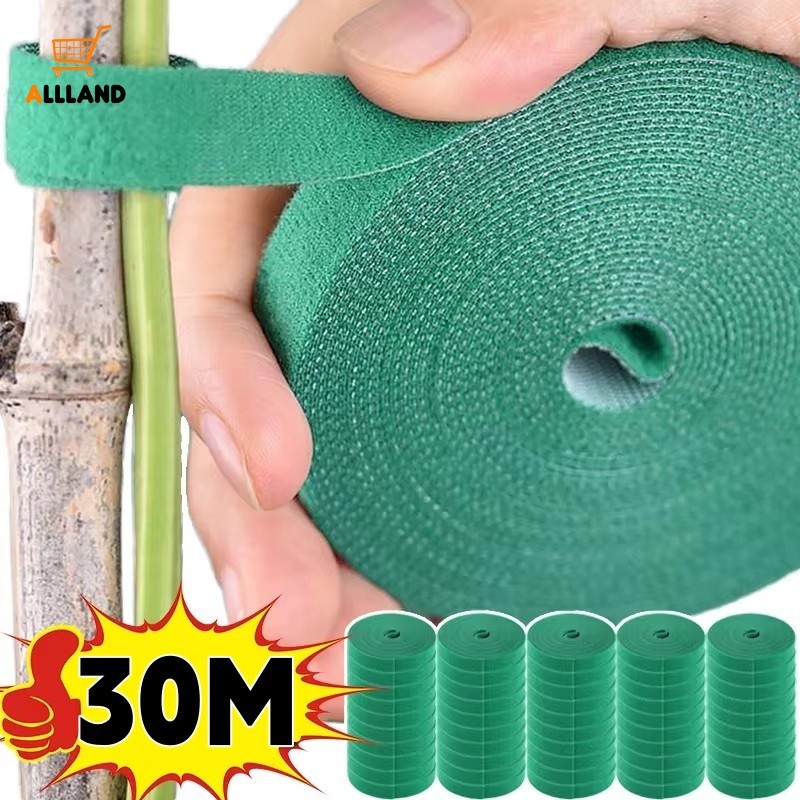 10/20/30M Planta Auto-Adesiva Abraçadeira De Cabo De Nylon-Suporte De Laço De Gancho De Plantas Ajustáveis-Tiras De Fita Reutilizáveis Para Jardim em Oferta na Shopee