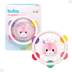Brinquedo Instrumento Pandeiro Unicórnio Zoo 18826 - Buba