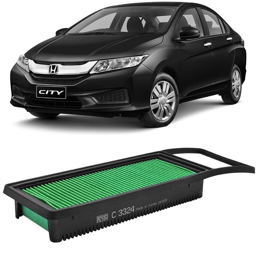 Filtro Ar Honda Fit City 2003 A 2021 Mann-filter C3324 - Spare Parts and Accessories for Vehicles