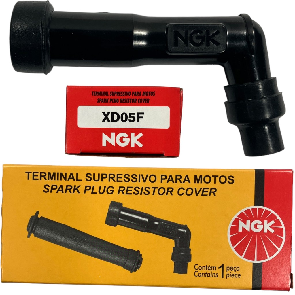 CACHIMBO VELA TERMINAL SUPRESSIVO NGK ORIGINAL SUZUKI FREEWIND XF 650 SAVAGE LS 650