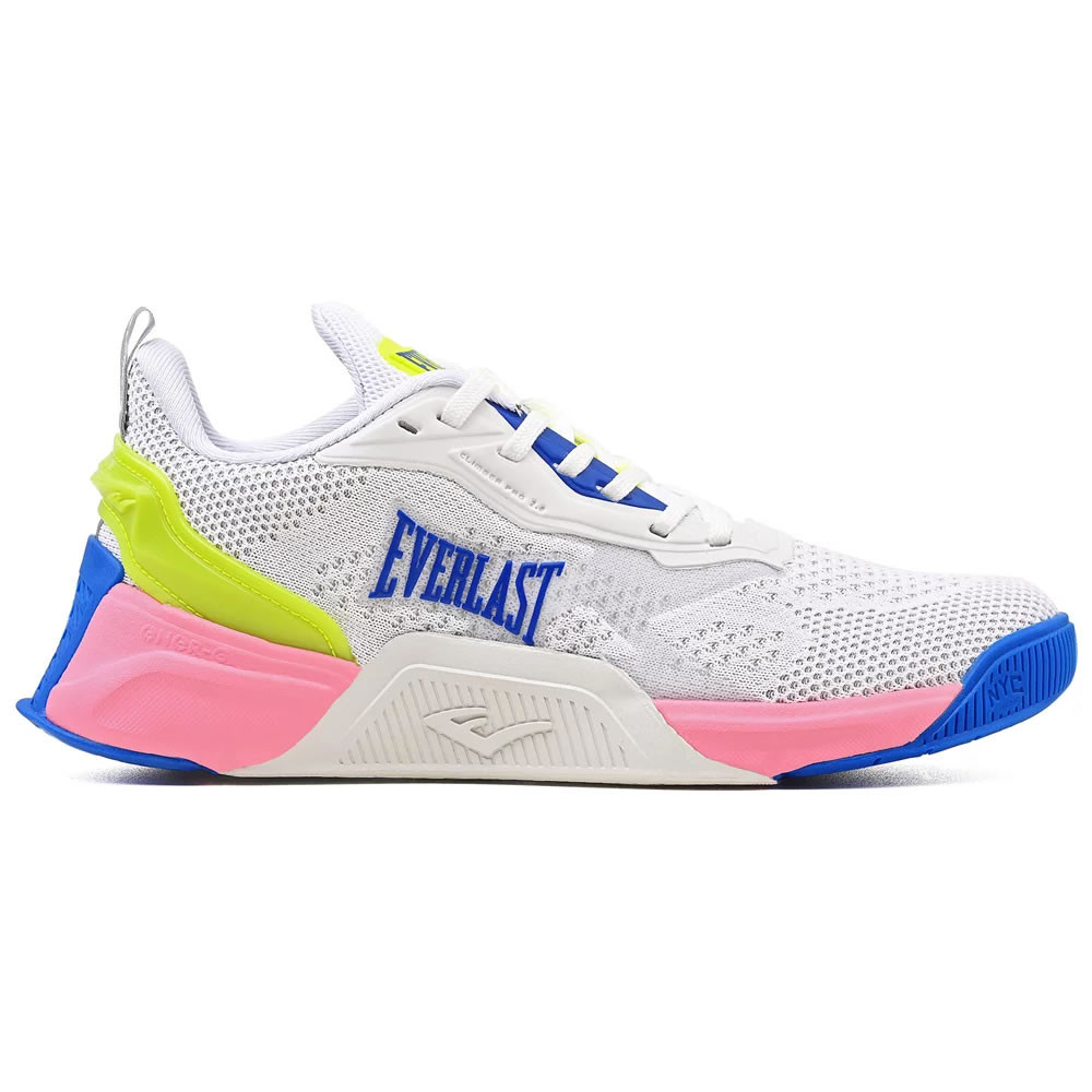Tênis Everlast Climber Pro Feminino Training Branco e Rosa