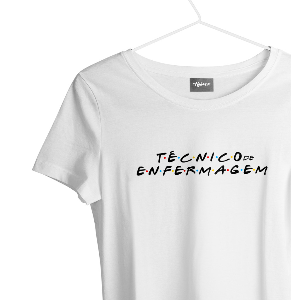 Babylook feminina Técnico de Enfermagem FS tecido Viscolycra