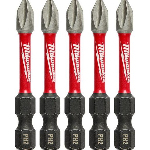 Kit Com 5 Bit Pilha  Original Milwaukee Garantia Ferramenta Profissional Para Parafusadeira Philips