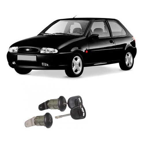 Par Cilindro Fiesta Ka Courier 1995 Ate 2013 Com Mesma Chave Segredo Unico Porta Dianteira em Oferta na Shopee