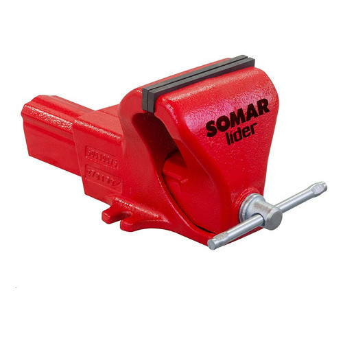 Morsa Torno de Bancada Schulz N8 203mm Ferro Fundido Nodular Mordentes Aço Temperado
