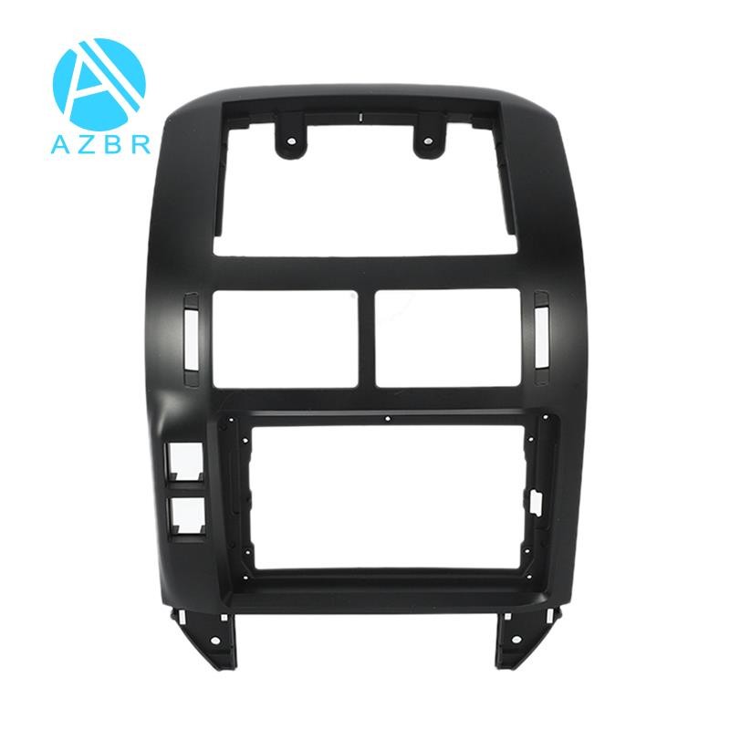 1Peça Kit De Moldura Estéreo  Montagem Placa Frontal Interior Painel Centro Facia Acessórios Para VW Volkswagen Polo 200
