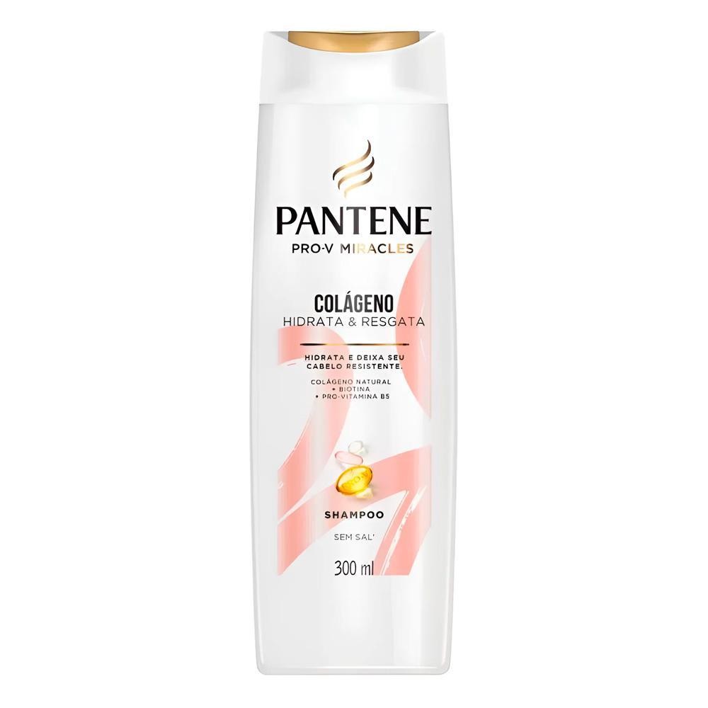PANTENE COLÁGENO SHAMPOO HIDRATA & RESGATA COM 300ML em Oferta na Shopee