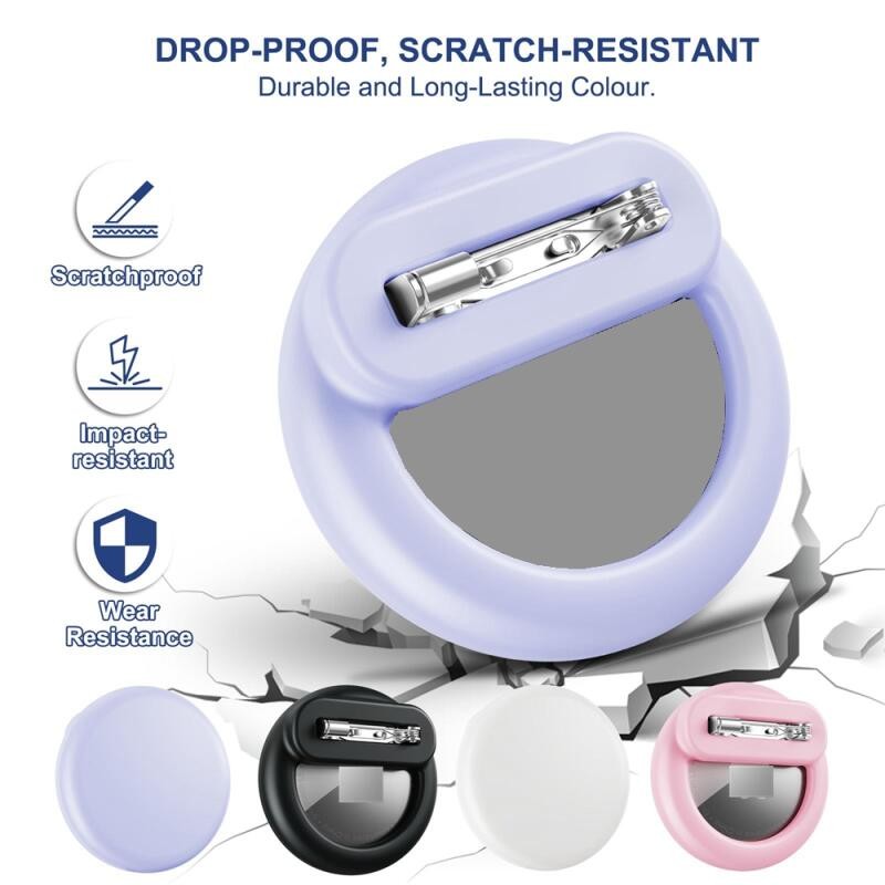 Capa De Silicone Com Pinos De Segurança Para Airtag GPS Tracker Case Holder AirtTag Kids Protetora Crianças Idosas