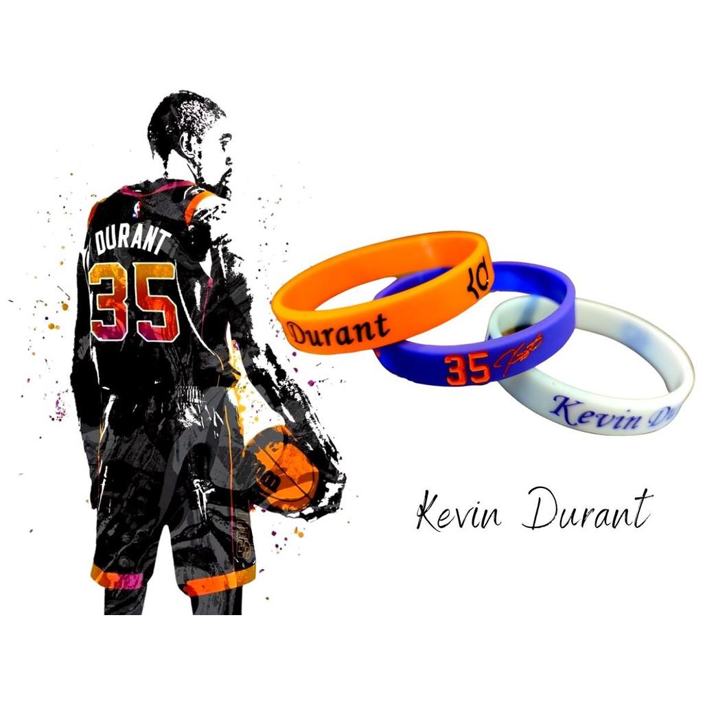 Pulseira Basquete Oficial Kevin Durant Phoeniix Sunss Brooklyn Nets