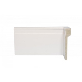 Kit 12M Linear Rodapé de Poliestireno Frisado 12cmX2,40m Branco Frisado em Oferta na Shopee