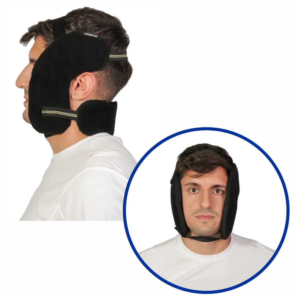 Suporte Bolsa Térmica Gel Orofacial Dor Dtm Bruxismo Terapia Térmica Relaxamento Muscular Mercur