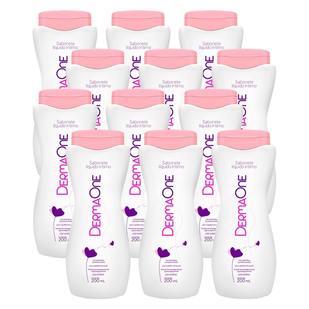 Kit 12 und Dermaone Sabonete Íntimo Tradicional 200ml em Oferta na Shopee