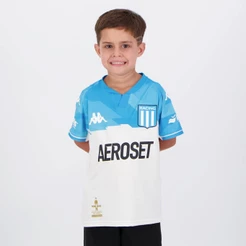 Camisa Kappa Racing Club Third 2022 Infantil