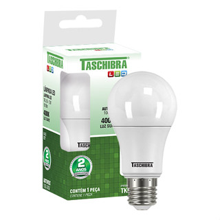 Lâmpada Led Bulbo 12w E27 4000k Branco Neutro Taschibra em Oferta na Shopee