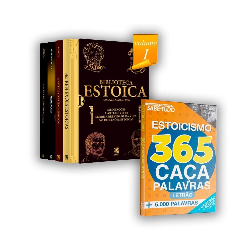 Combo Estoicismo 01 - com Almanaque Passatempo Sabe-tudo