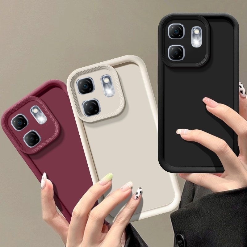 Capa Para Infinix Smart 9 Smart9 Hot 50i 50 HOT50 ZERO 40 4G 5G Novo Angel Eyes Liquid Smartphone Case Câmera Lente Comp