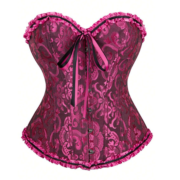 Corset Corselet Corpete Corset Espartilho Modela Cintura em Oferta na Shopee