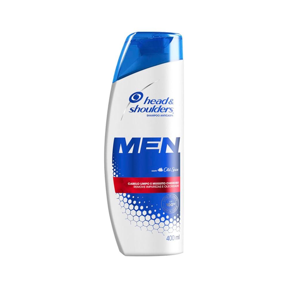 SHAMPOO HEAD SHOULDERS MEN 400ML OLD SPICE em Oferta na Shopee