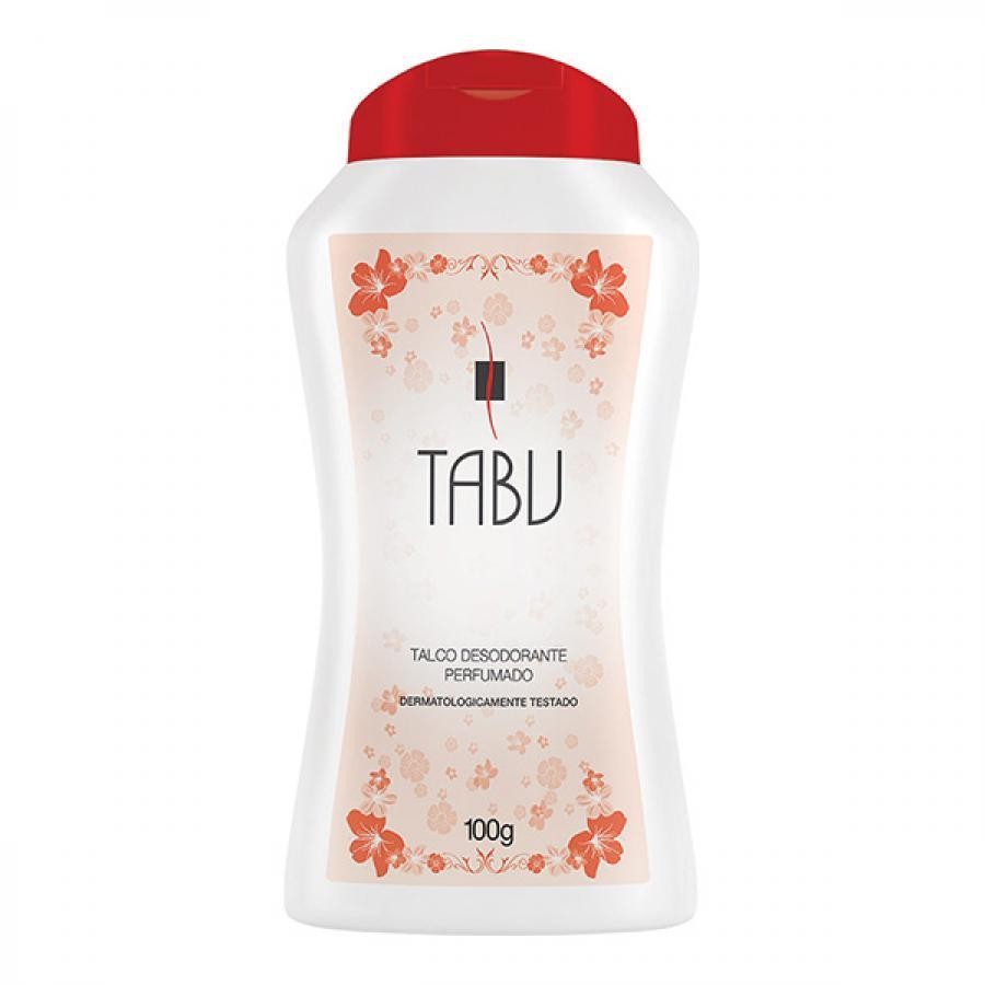 Talco Perfumado Tabu 100g em Oferta na Shopee