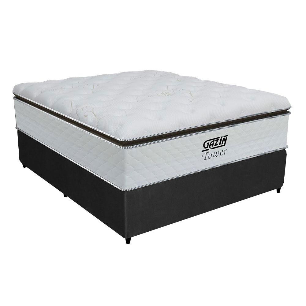 Cama Box Casal Colchão Molas Ensacadas  Gazin Colchões