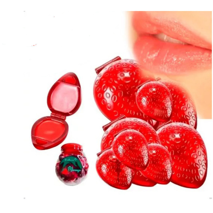 Kit C 5/10/15/20 Brilho Labial Infantil Morango . Cor Moranguinho