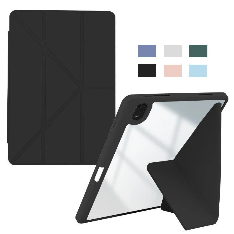 Capa Y acrílica Sono inteligente magnética com slot para caneta Para Samsung A9+ S10 S9 FE S6 lite em Oferta na Shopee