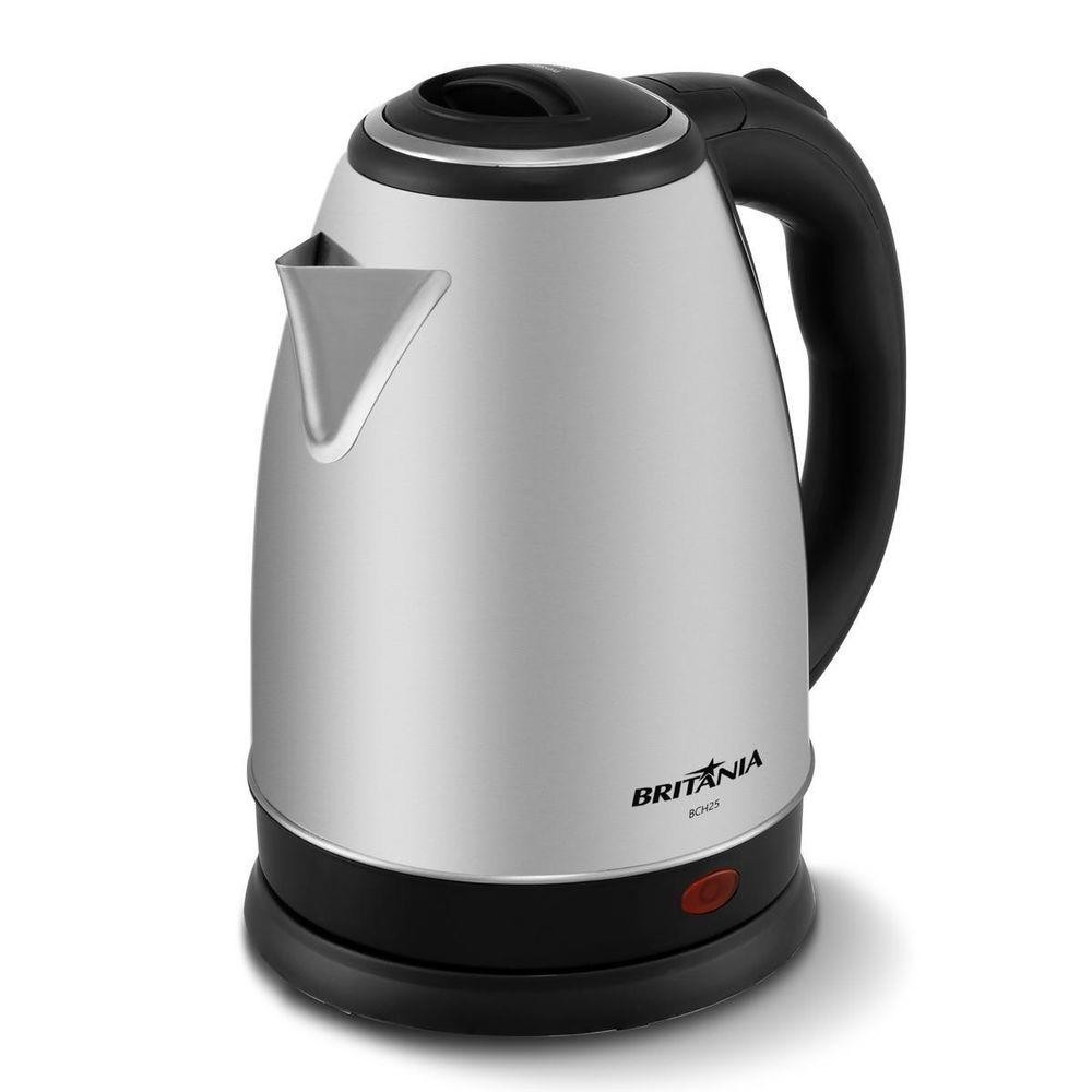 Detalhes do Chaleira Elétrica Britânia BCH25 2L Inox 110V