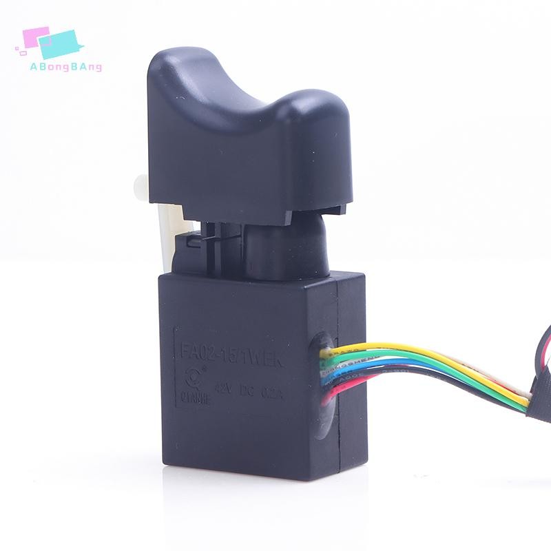 Abongbanghn Furadeira Elétrica Controlador Ajustável Gatilho De Sem Fio Escova em Oferta na Shopee