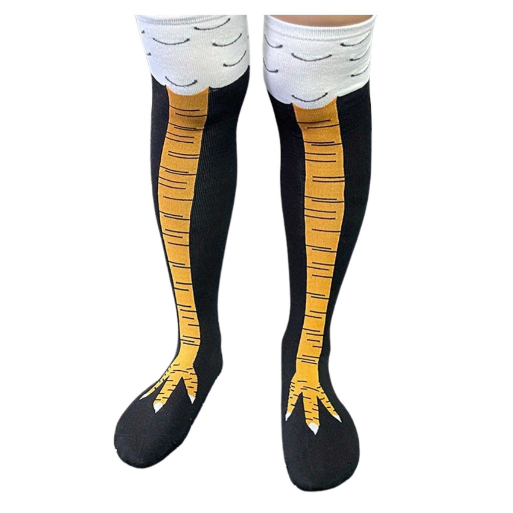 Meia Pé de Frango Galinha Galo Divertida Algodão Crossfit Esportiva Academia Cano Alto em Oferta na Shopee