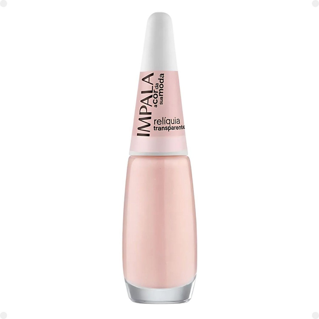 Esmalte Transparente Impala Cor Da Sua Moda Relíquia 7,5ml em Oferta na Shopee