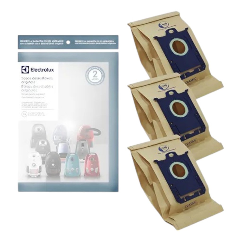 Kit c/ 3 Sacos Filtro EQUIPT CLARIO ULTRA ONE POWER FORCE A21535501 SWECL
