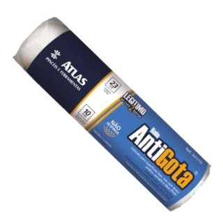 Rolo de Lã Anti-Gota 23cm Atlas 321/10 para Tinta à Base de Água ou Solvente