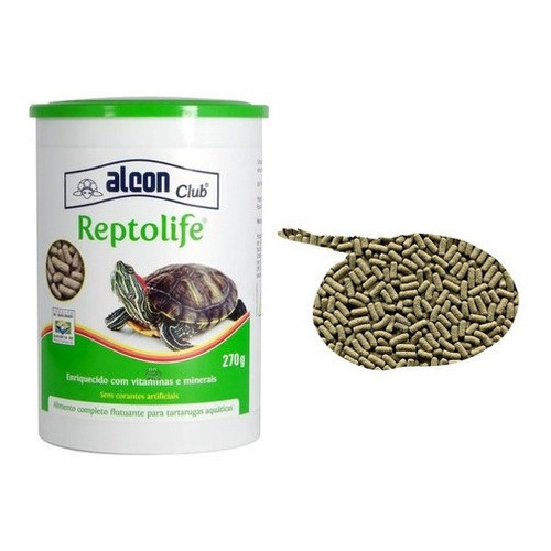 Ração Alcon Reptolife 270g - Ração P/ Tartarugas