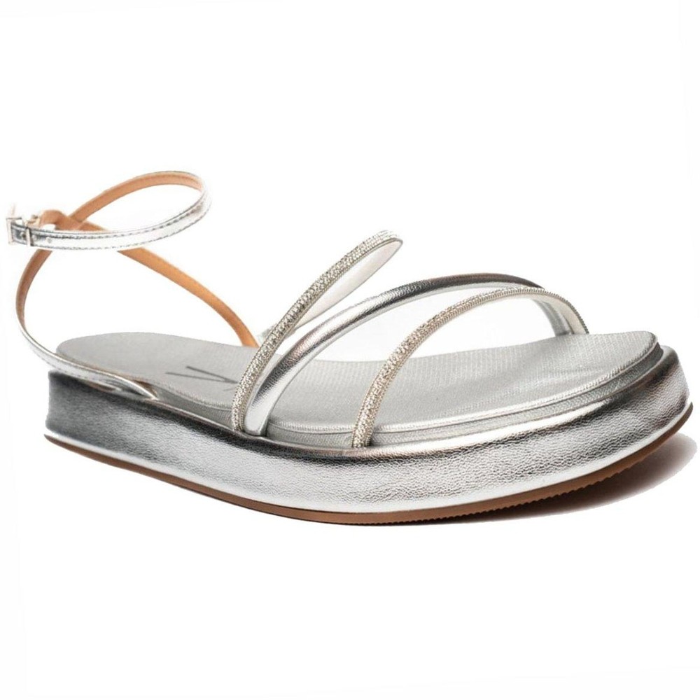 Rasteira Vizzano Flatform Strass Metalizada Feminina em Oferta na Shopee