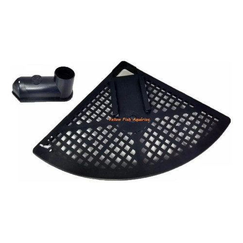 Tubo De Encaixe E Tampa Do  Filtro Platax Zanclus 155