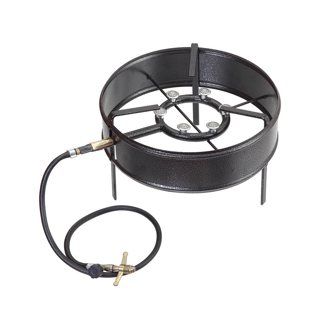 Fogareiro 6 Caulins Com Borda 34cm Preto Papaléguas 110.41