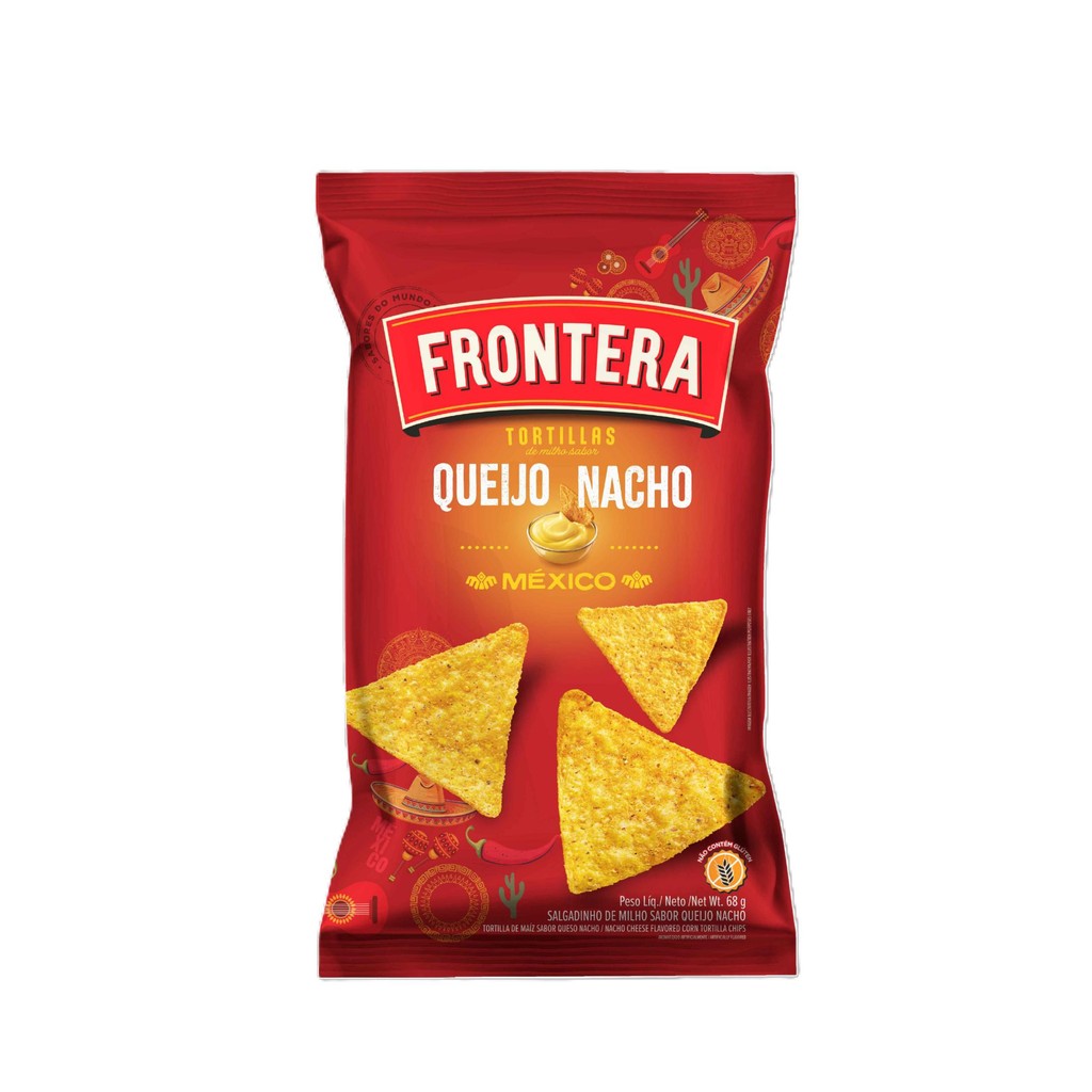 Frontera Tortilla Chips Queijo Nacho 68G  em Oferta na Shopee