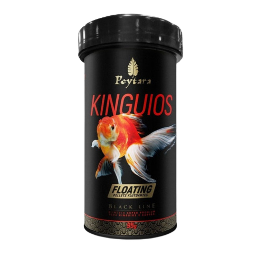 Ração Poytara Black Line Kinguio Floating 95g