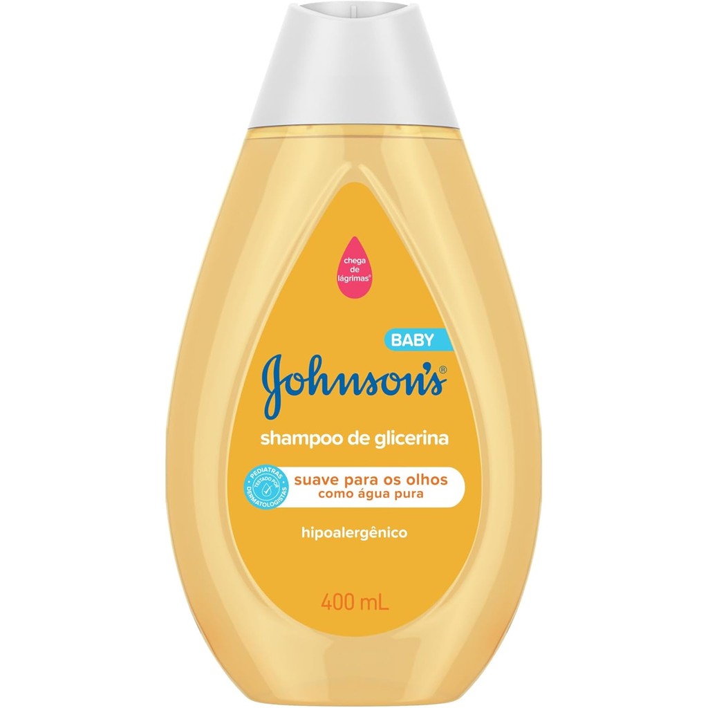 Shampoo Jonhson´s Baby Glicerina 400ml em Oferta na Shopee