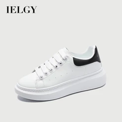 IELGY Sapatos Casuais Femininos Estilo Coreano Com Sola Grossa E Aumento De Altura