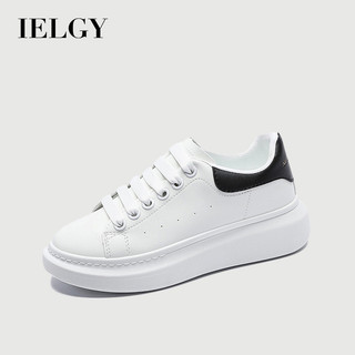 IELGY Estilo Coreano Feminino Sola Grossa Altura Aumentando Sapatos Casuais