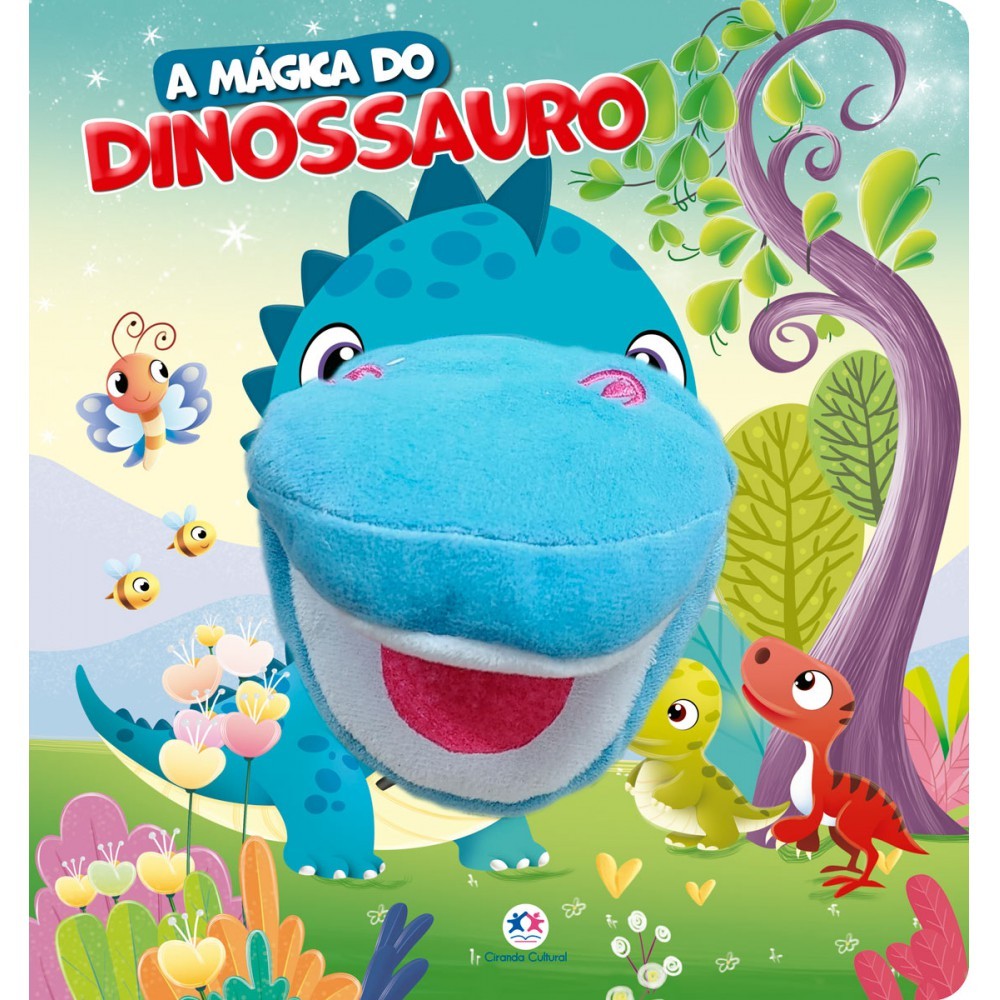 Livro Fantoche A Mágica do Dinossauro