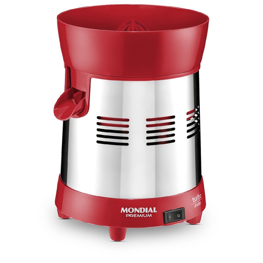 Espremedor de frutas 1,25L inox Turbo RED - E-24 - Mondial - Home Appliances