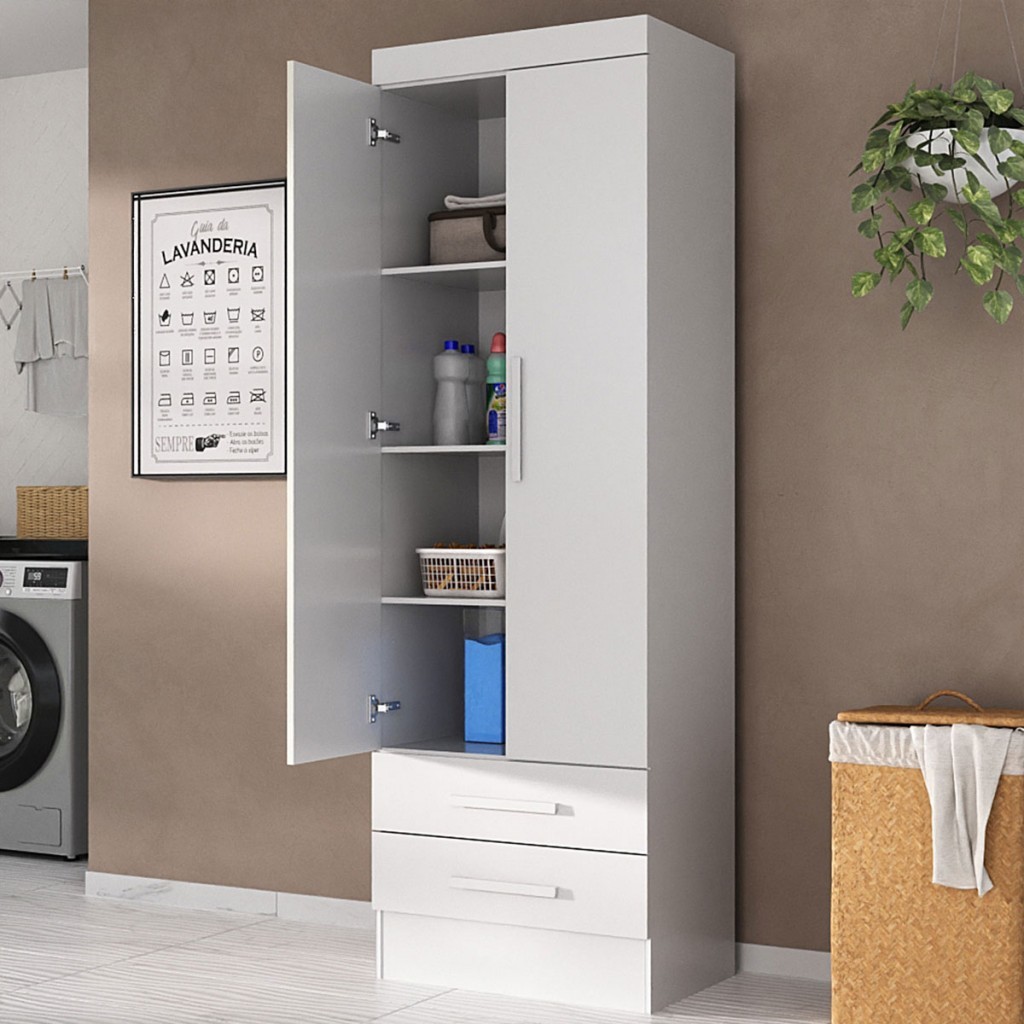 Armário Multiuso Modulare 2 Portas 2 Gavetas - Panorama Móveis em Oferta na Shopee