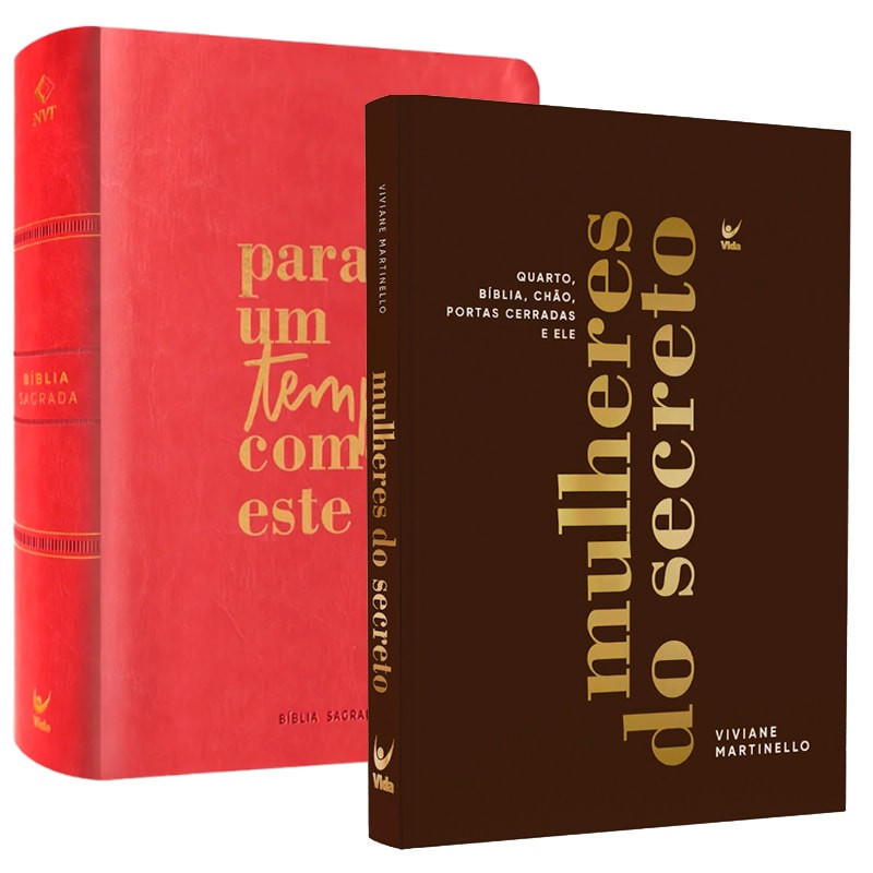 Kit Viviane Martinello | Bíblia Mulheres NVT Espaço Para Anotações + Mulheres do Secreto