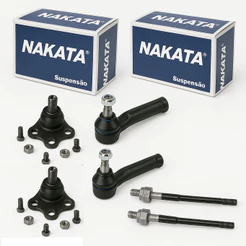 Kit 2 Barra + 2 Pivo + 2 Terminal GM MONTANA 2004 a 2010 NAKATA